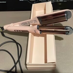 Lange Pink Hair Waver
